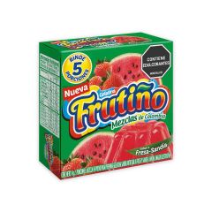 Gelatina En Polvo Frutiño Sabor A Fresa-Sandía x 14gr