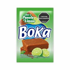 Refresco En Polvo Boka Sabor A Panela Y Limón 10gr