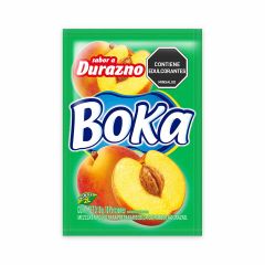 Refresco En Polvo Boka Sabor A Durazno 10g