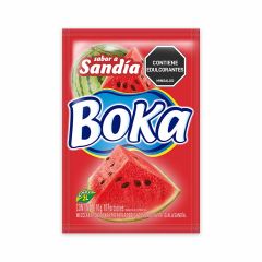 Refresco En Polvo Boka Sabor A Sandía 10g