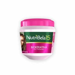 Tratamiento Capilar Nutribela 15 Biokeratina Liso Y Manejable X 450ml