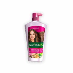 Shampoo Nutribela 15 Biokeratina Liso Y Manejable X 750ml
