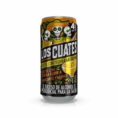 Aperitivo Los Cuates Con Tequila Sabor A Margarita Y Mango X 269ml
