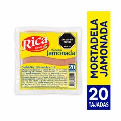 Mortadela Jamonada Rica x 345gr x 20 Tajadas