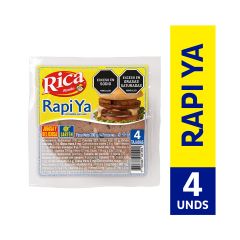 Mortadela Rica Rapi Ya Para Asar X 300gr X 4 Tajadas