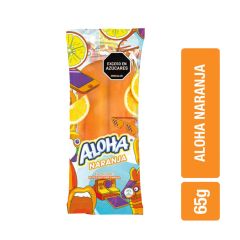 Paleta Aloha Sabor A Naranja X 65gr