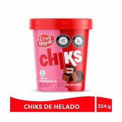 Helado Crem Helado Chiks Vainilla Tarro x 324gr