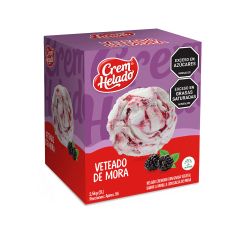 Helado Crem Helado Cremoso Vetiado De Mora Caja X 2500gr