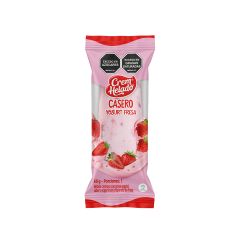 Paleta Crem Helado Casero Yogurt Fresa X 60gr