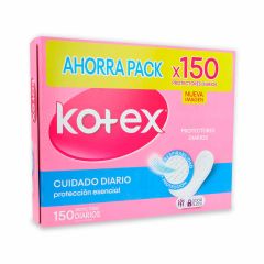 Protectores Kotex Cuidado Diario x 150 Unidades