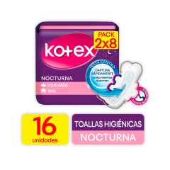 Toalla Hig Kotex 16u Noct/nor/tela Promo