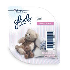 Repuesto De Ambientador En Gel Glade Aroma Caricias De Bebe x 31gr