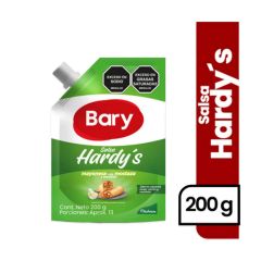 Salsa Hardy's Bary Aderezo De Mayonesa Y Mostaza Doypack x 200gr