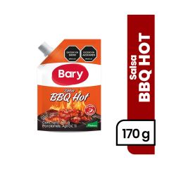 Salsa Bbq Bary Hot Doypack X 170gr