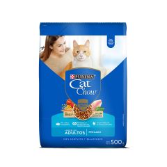 Alimento Para Gato Cat Chow Adulto Defense Plus+ Sabor A Pescado X 500gr
