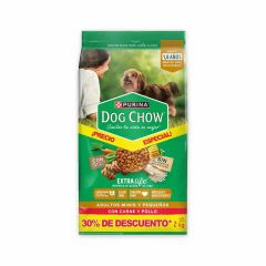 Alimento Dogchow 2000g Adult Min/peq P/e