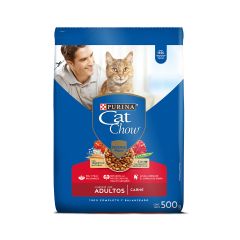 Alimento Para Gato Cat Chow Adulto Defense Plus+ Sabor A Carne X 500gr
