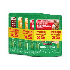 Alimento Humedo Dogchow 85G 5Un Surtido