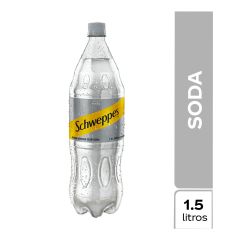 Bebida Gaseosa Schweppes Soda x 1500ml