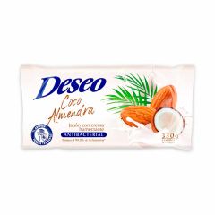 Jabón En Barra Antibacterial Deseo Coco Almendra x 110gr x 3 Unidades