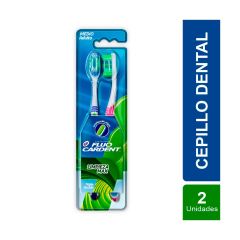 Cepillo De Dientes Fluocardent Medio Limpieza Max x 2 Unidades