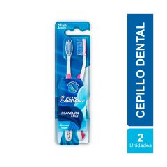 Cepillo De Dientes Fluocardent Blancura Max Medio x 2 Unidades