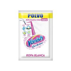 Desmanchador En Polvo Vanish Oxi Action Blanco Total Doypack X 30gr