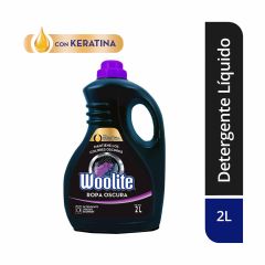 Detergente Líquido Woolite Ropa Oscura Con Keratina Pet x 2000ml