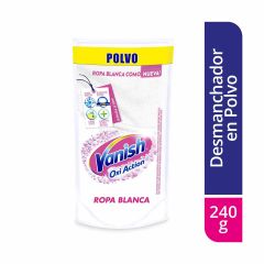 Desmanchador En Polvo Vanish Oxi Action Sin Cloro Blanco Total Doypack x 240gr