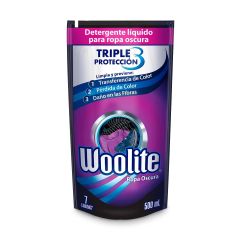 Detergente Líquido Woolite Ropa Oscura Con Keratina Doypack x 500ml