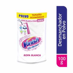 Desmanchador En Polvo Vanish Oxi Action Blanco Total Doypack x 100gr
