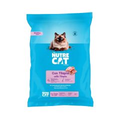 Alimento Para Gato Nutrecat Premium Con Tilapia Adultos X 500gr