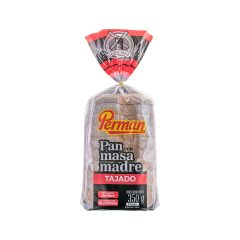 Pan Tajado Perman Con Masa Madre X 350gr