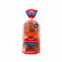 Pan Hamburguesa Perman 350g Super /ajo