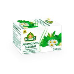 Aromáticas Hindú Surtidas Manzanilla, Cidrón, Hierbabuena, Toronjil Y Limoncillo x 18gr x 20 Sobres