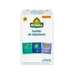Aromáticas Hindú Surtido De Infusiones x 20gr x 20 Sobres