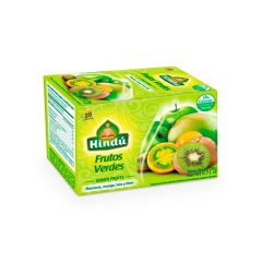 Aromáticas Hindú Frutos Verdes Manzana, Mango, Lulo Y Kiwi x 20gr x 20 Sobres