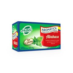Aromáticas Jaibel Albahaca x 15gr x 20 Sobres