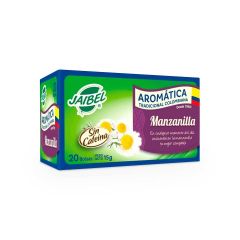 Aromáticas Jaibel Manzanilla x 15gr x 20 Sobres