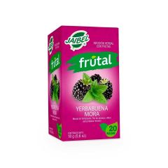 Aromáticas Jaibel Frutal Yerbabuena Y Mora x 18gr x 20 Sobres