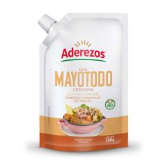 Salsa Mayotodo Cremosa Aderezos Doypack x 200gr