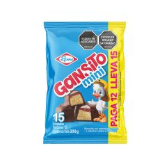 Bizcochos Gansito Ramo Mini X 20gr Pague 12 Lleve 15 Unidades