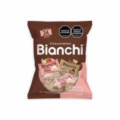 Choco Snacks Bianchi Encanto De Fresa Y Choco Café x 10gr x 24 Unidades