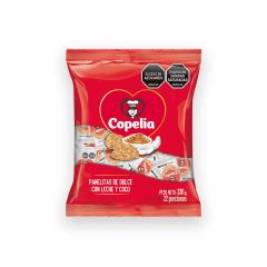 Panelitas Copelia De Dulce Con Leche Y Coco Bolsa X 330gr X 22 Unidades