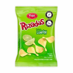Papas Rizadas Yupi Sabor A Limón x 105gr