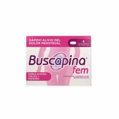 Buscapina Fem Ibuprofeno Doble Acción X 6 Unidades