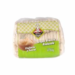 Arepas De Maíz Blanco De La Troja Tipo Redonda x 1750gr x 50 Unidades