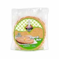 Arepas De Maíz Mote De La Troja Tipo Mini Tela x 600gr x 10 Unidades