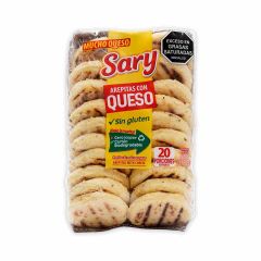 Arepitas Con Queso Sary x 500gr x 20 Unidades