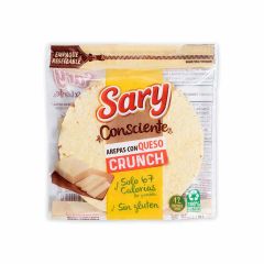 Arepas De Queso Crunch Sary Sin Gluten x 360gr x 12 Unidades